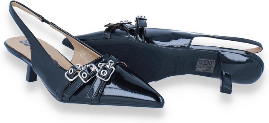 Bianco Dames Slingback Zwart