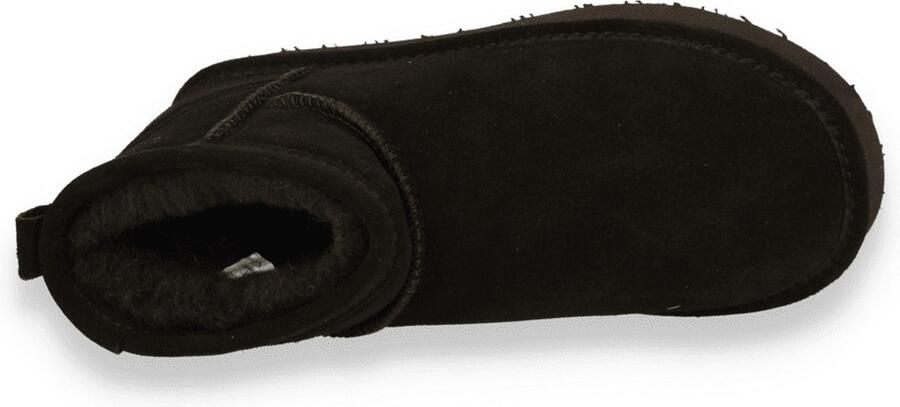 Bianco Dames Enkellaars Biasnow Flatform Suede Black ZWART - Foto 4