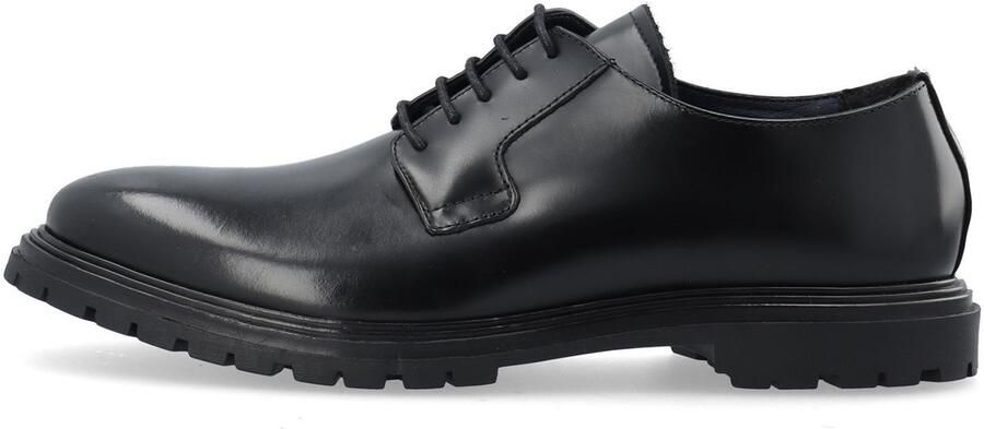 Bianco Leren derbyschoenen BIALOUI