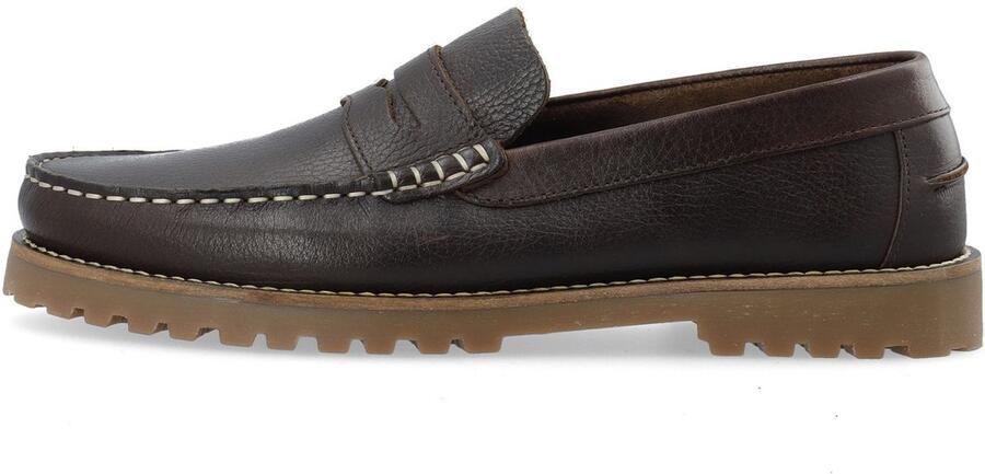 Bianco Leren loafers BIAGREG