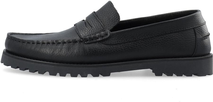 Bianco Leren loafers BIAGREG