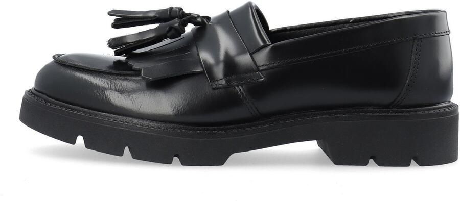 Bianco Leren loafers BIAOTHILIA