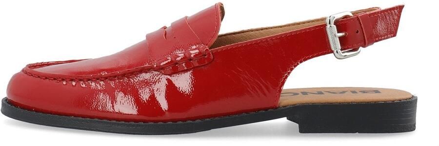 Bianco Leren loafers BIAPOP