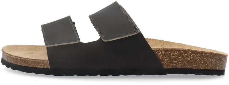 Bianco Leren sandalen BIALORENZO