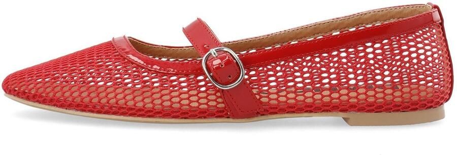 Bianco Ballerina met riempjes 'LILJA'