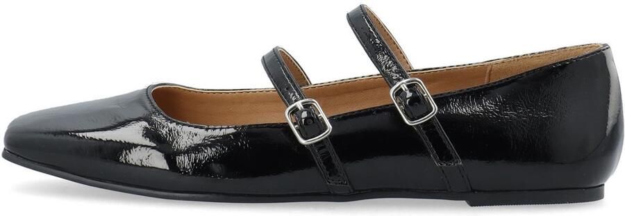 Bianco Ballerina met riempjes 'ROSE'