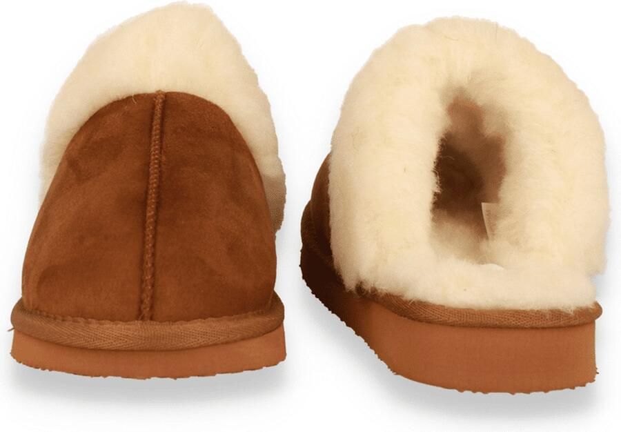 Bianco Huisschoenen 'SWEETIE' bruin wolwit