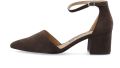 Bianco Pumps 'Divived D'orsay' donkerbruin - Bruin