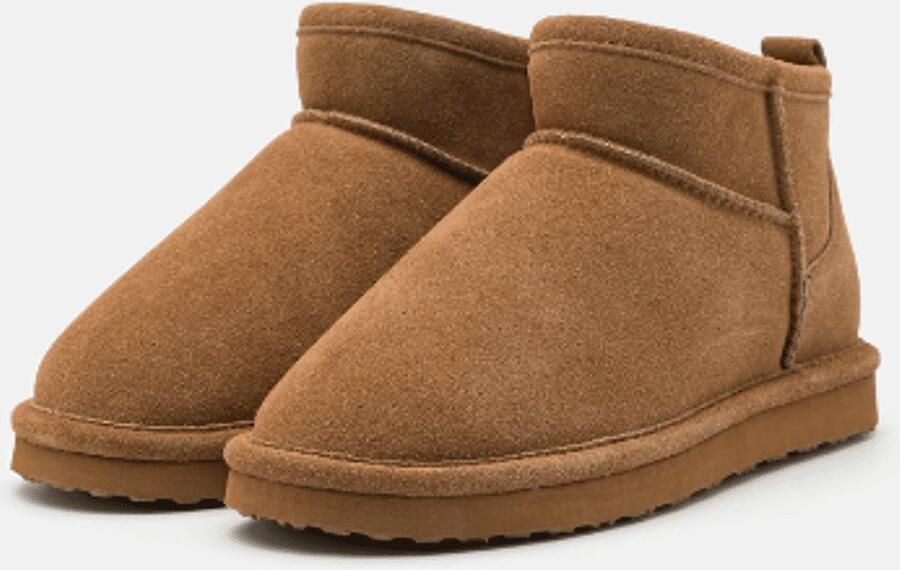 Bianco Dames Enkellaars Biasnow Suede Cognac COGNA - Foto 2