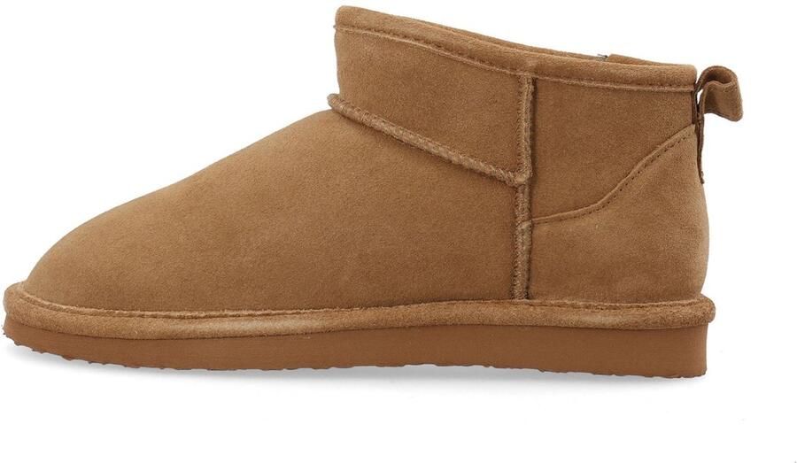 Bianco Dames Enkellaars Biasnow Suede Cognac COGNA
