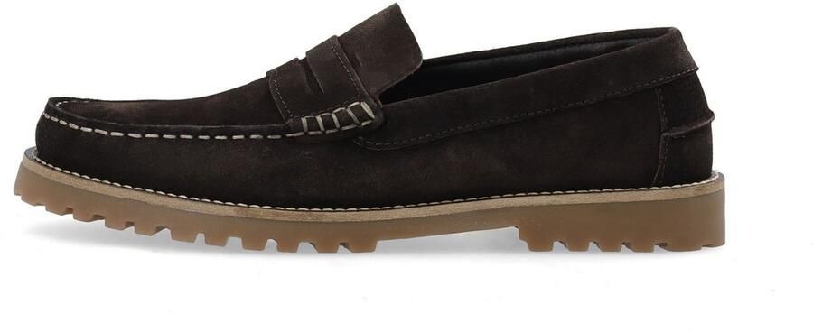 Bianco Suède instappers BIAGREG