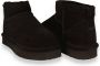 Bianco Dames Enkellaars Biasnow Flatform Suede Black ZWART - Thumbnail 1