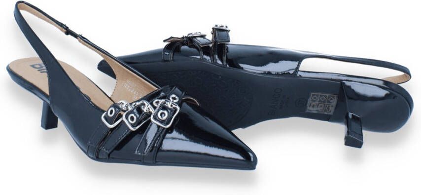 Bianco Dames Slingback Zwart