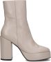 BiBi Lou 521p10vk Enkellaarsjes Enkelboots met rits Dames Taupe - Thumbnail 2