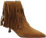 BIBI LOU Enkellaarsjes Dames 602t60vk Maat: 41 Materiaal: Suède Kleur: Camel - Thumbnail 2