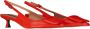 BIBI LOU Slingbacks Dames 641z10vk Maat: 38 Materiaal: Leer Kleur: Rood - Thumbnail 2