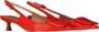 BIBI LOU Slingbacks Dames 641z10vk Maat: 38 Materiaal: Leer Kleur: Rood - Thumbnail 2