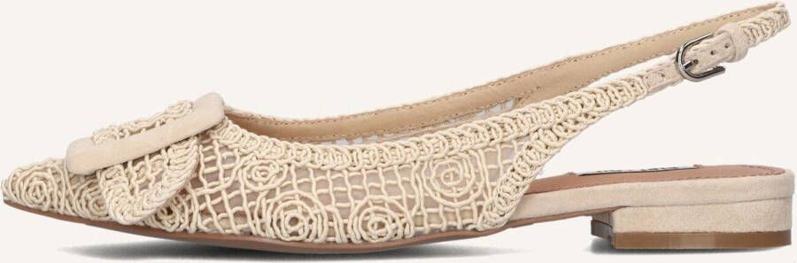 BIBI LOU Slingbacks Dames 650z61vk Maat: 40 Materiaal: Suède Kleur: Wit - Foto 2