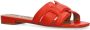 BIBI LOU Badslippers Dames 760z10vk Maat: 37 Materiaal: Leer Kleur: Rood - Thumbnail 2