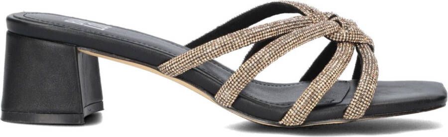 BiBi Lou Slippers Dames Sandalen Instappers Damesschoenen Leer Blokhak 864Z00 Rose goud - Foto 3