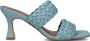 BIBI LOU Muiltjes Dames 876z11hg Maat: 37 Materiaal: Leer Kleur: Blauw - Thumbnail 3