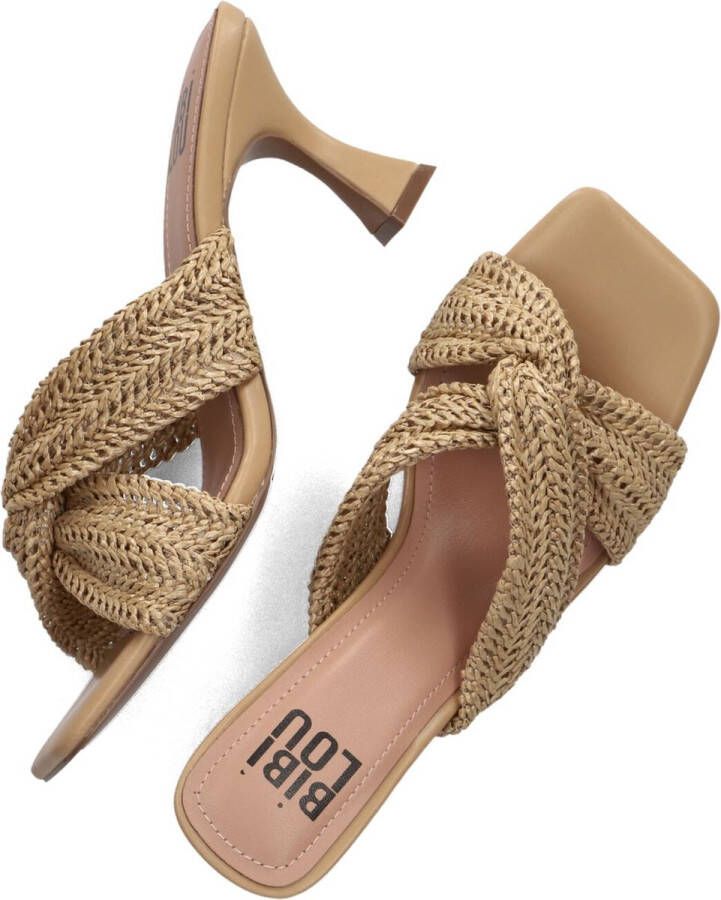BIBI LOU Muiltjes Dames 882z94hg Maat: 37 Materiaal: Papierstro Kleur: Camel - Foto 2
