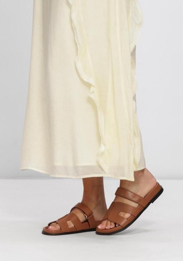 BIBI LOU Slippers Dames 525z40vk Maat: 39 Materiaal: Leer Kleur: Bruin - Foto 6