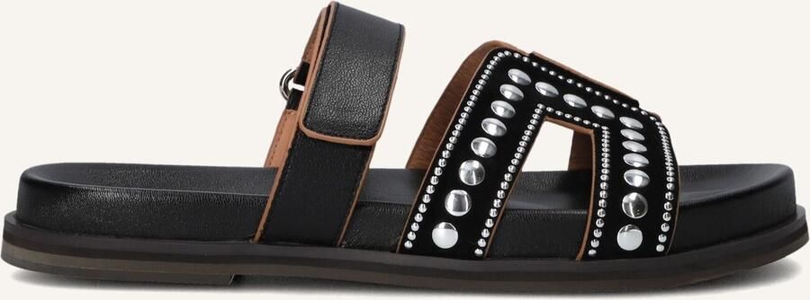 Bibi Lou Zwarte zomer slippers stijlvol minimalistisch comfort Black Dames - Foto 2