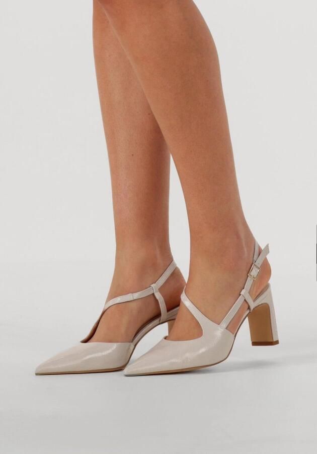 BIBI LOU Slingbacks Dames 640z11vk Maat: 40 Materiaal: Leer Kleur: Creme - Foto 4