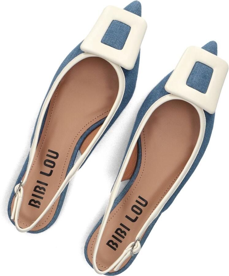 BIBI LOU Slingbacks Dames 640z31vk Maat: 37 Materiaal: Denim Kleur: Blauw - Foto 2