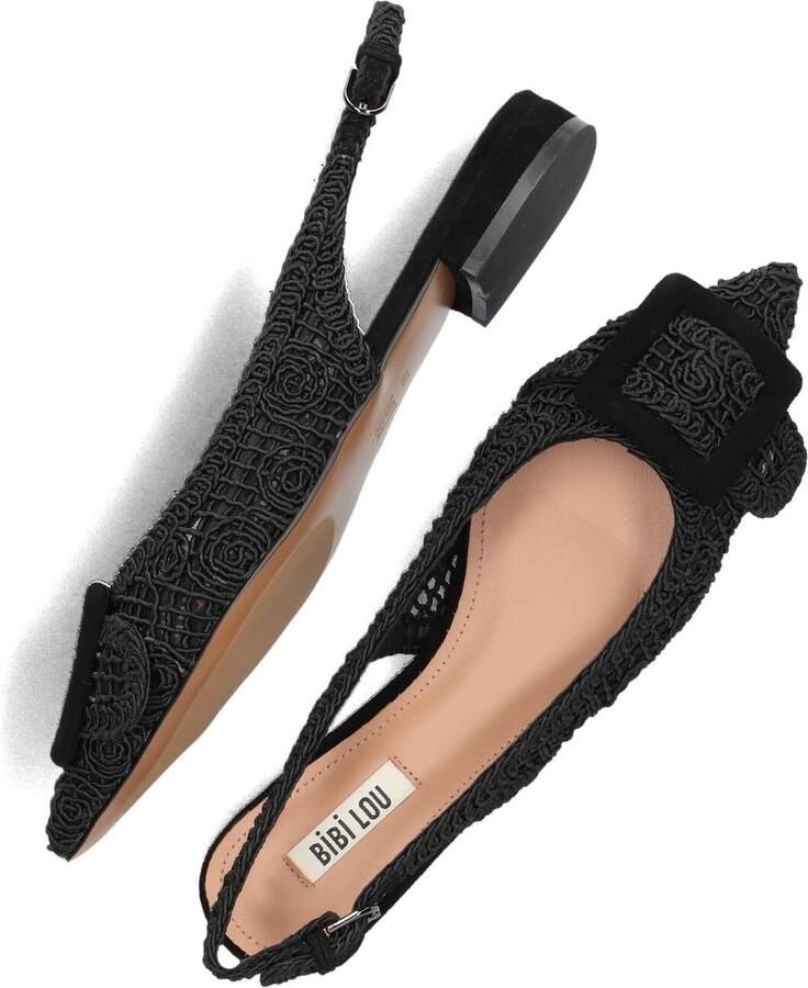 BIBI LOU Slingbacks Dames 650z61vk Maat: 38 Materiaal: Textiel Kleur: Zwart - Foto 2
