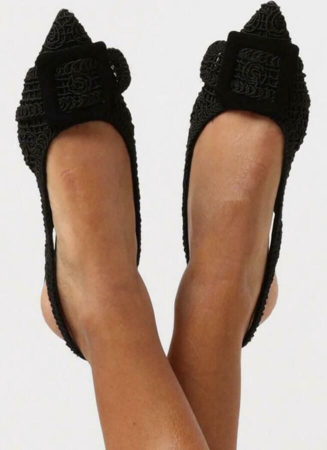 BIBI LOU Slingbacks Dames 650z61vk Maat: 37 Materiaal: Textiel Kleur: Zwart - Foto 3