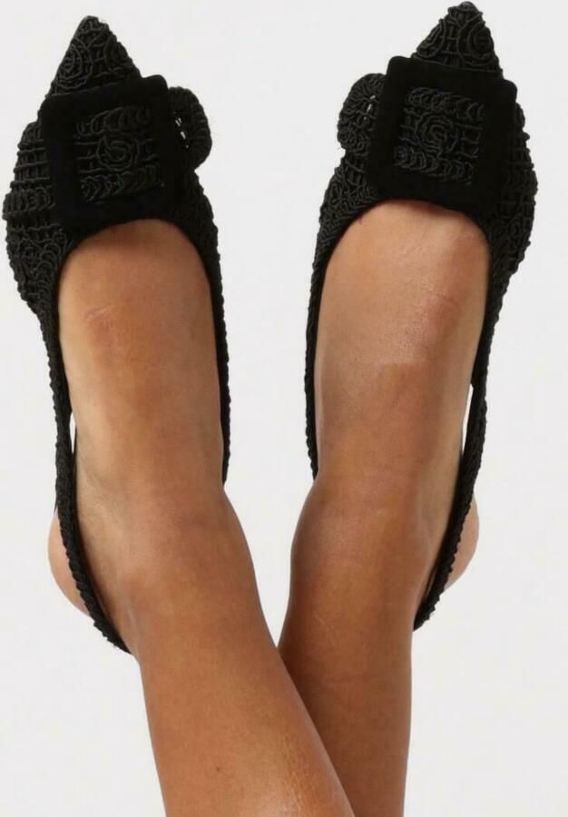 BIBI LOU Slingbacks Dames 650z61vk Maat: 35 Materiaal: Textiel Kleur: Zwart - Foto 3