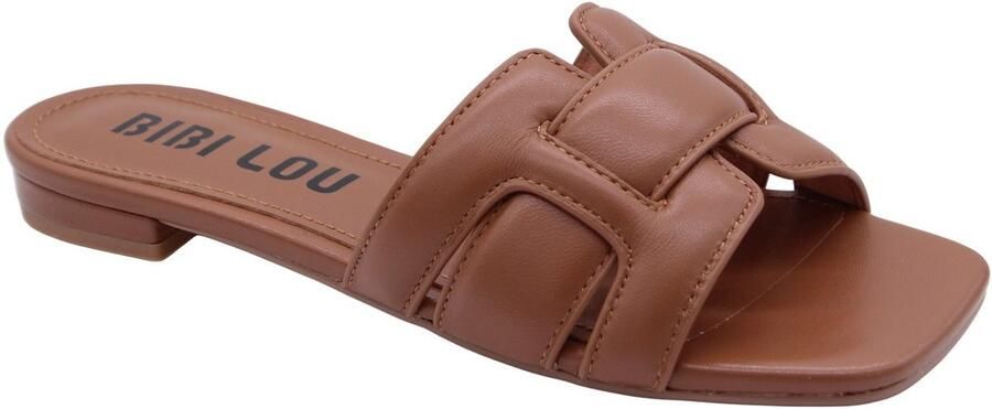 BIBI LOU Slippers Dames 760z10vk Maat: 36 Materiaal: Leer Kleur: Camel - Foto 6