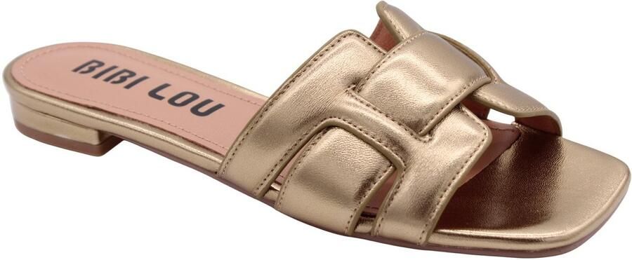 BiBi Lou 760z10vk Slippers Dames Goudkleurig - Foto 6