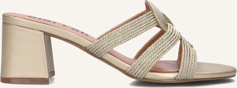 BIBI LOU Muiltjes Dames 851z94hg Maat: 38 Materiaal: Textiel Kleur: Goud - Foto 2