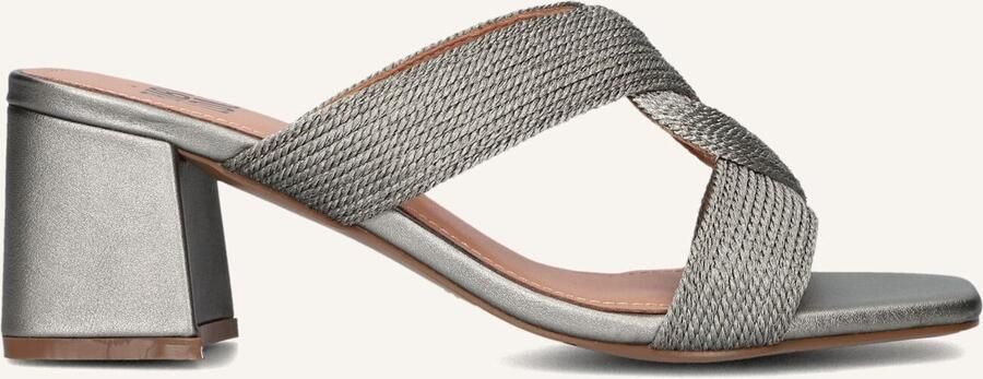 BIBI LOU Muiltjes Dames 851z94hg Maat: 38 Materiaal: Textiel Kleur: Grijs - Foto 2