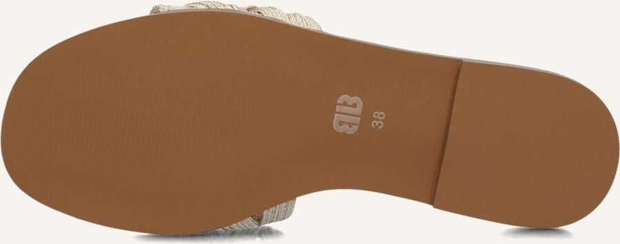 BIBI LOU Slippers Dames 868z94hg Maat: 42 Materiaal: Raffia Kleur: Beige - Foto 3
