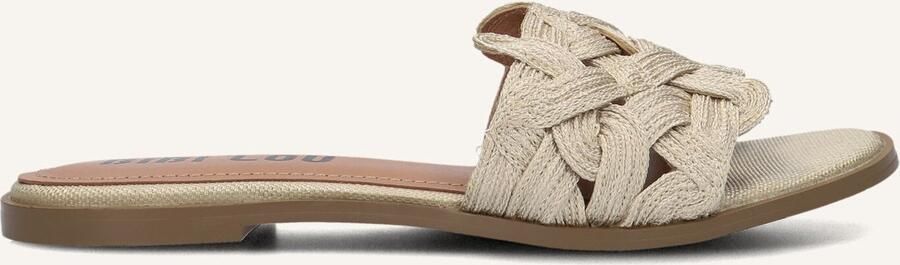 BIBI LOU Slippers Dames 868z94hg Maat: 41 Materiaal: Raffia Kleur: Beige - Foto 2