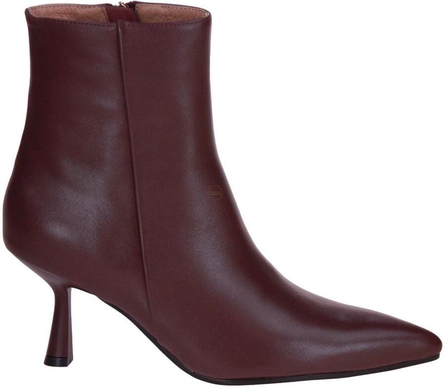 Bibi Lou Leren Stiletto Laarzen Bordeaux Kleur