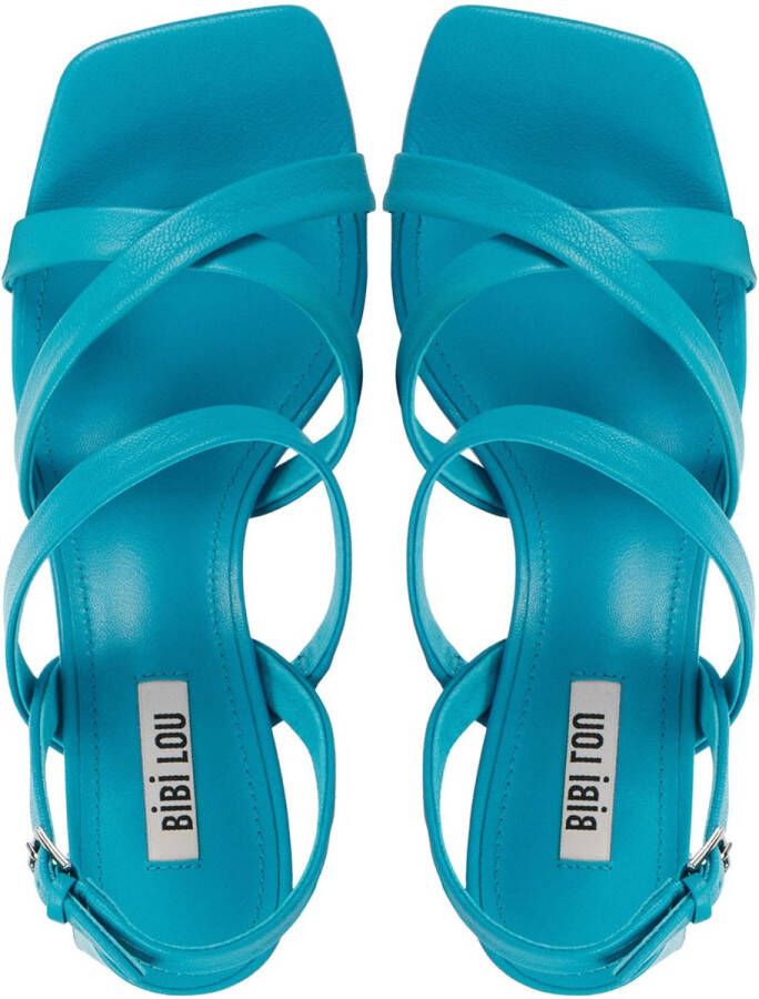 BIBI LOU Sandalen Dames 612z40vk Maat: 37 Materiaal: Leer Kleur: Blauw - Foto 2