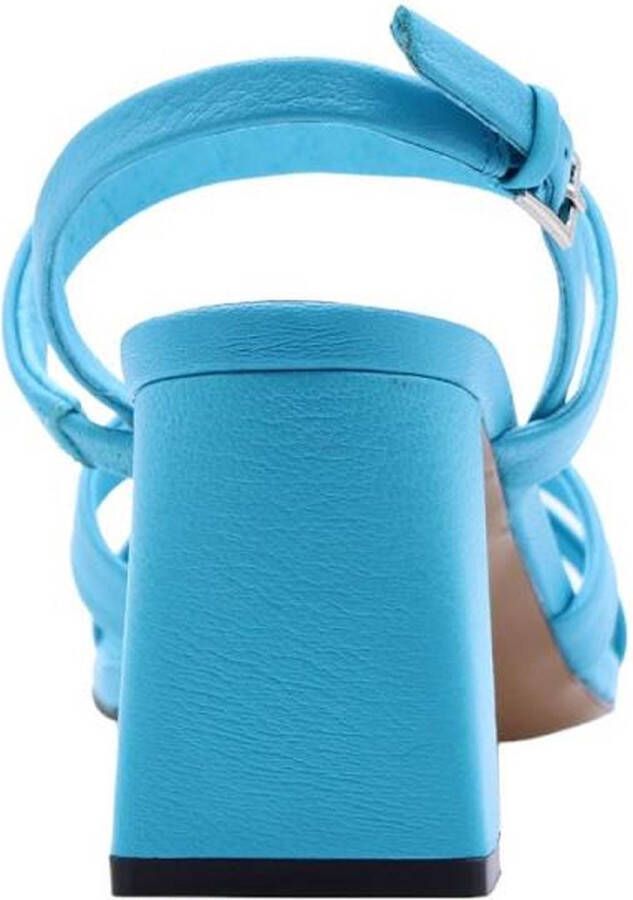 BIBI LOU Sandalen Dames 612z40vk Maat: 37 Materiaal: Leer Kleur: Blauw - Foto 5