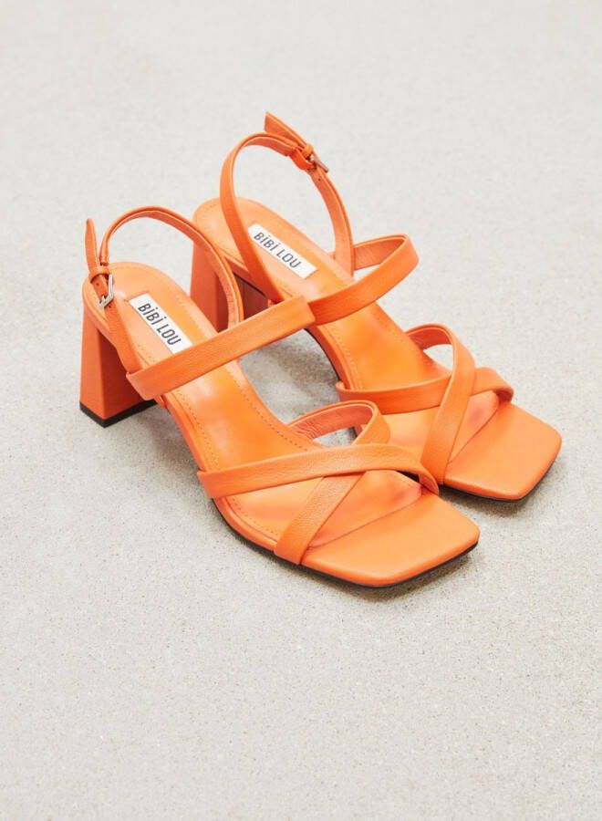 BIBI LOU Sandalen Dames 612z40vk Maat: 41 Materiaal: Leer Kleur: Oranje - Foto 6