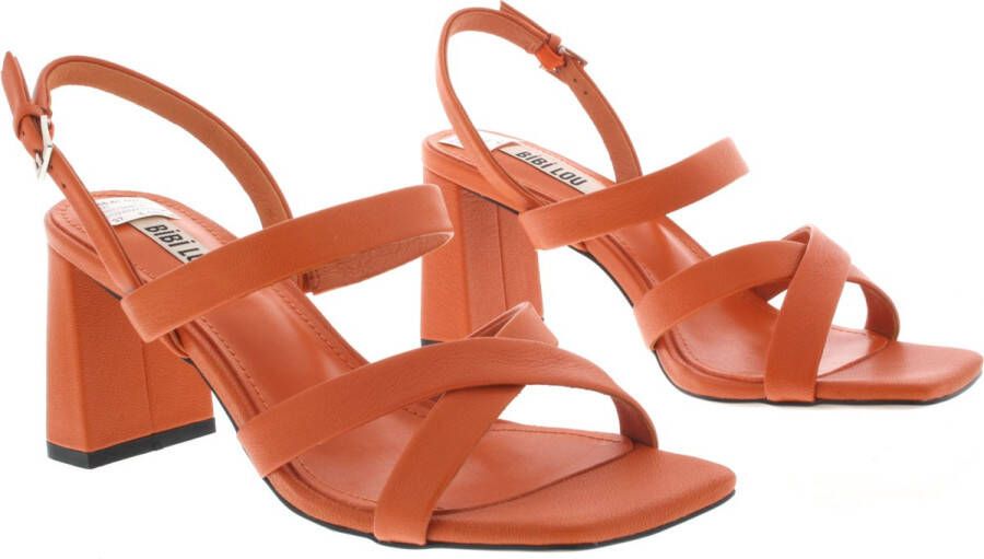 BIBI LOU Sandalen Dames 612z40vk Maat: 41 Materiaal: Leer Kleur: Oranje - Foto 13