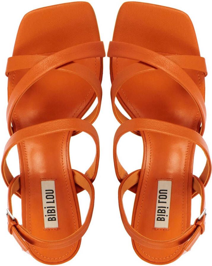 BIBI LOU Sandalen Dames 612z40vk Maat: 41 Materiaal: Leer Kleur: Oranje - Foto 3