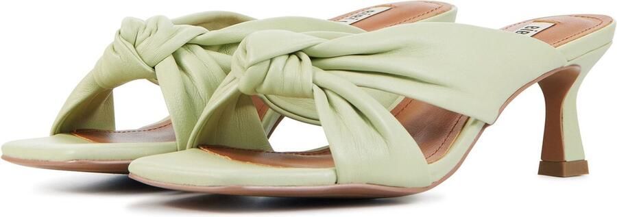 BiBi Lou Slippers Sandalen Instappers Leer Kitten heel 549Z10VK Zwart - Foto 13