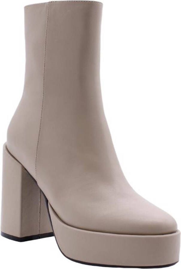 BiBi Lou 521p10vk Enkellaarsjes Enkelboots met rits Dames Taupe - Foto 2