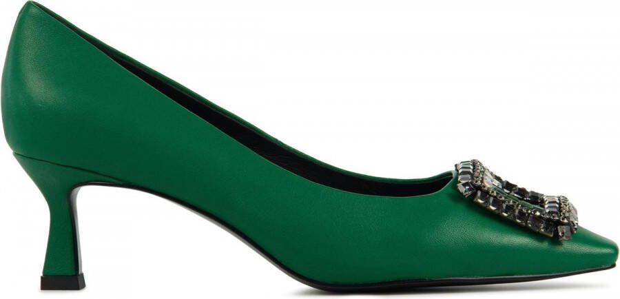 BiBi Lou Dames Pumps Damesschoenen Suède Kitten heel hoogte 6 cm 656Z10VK Groen