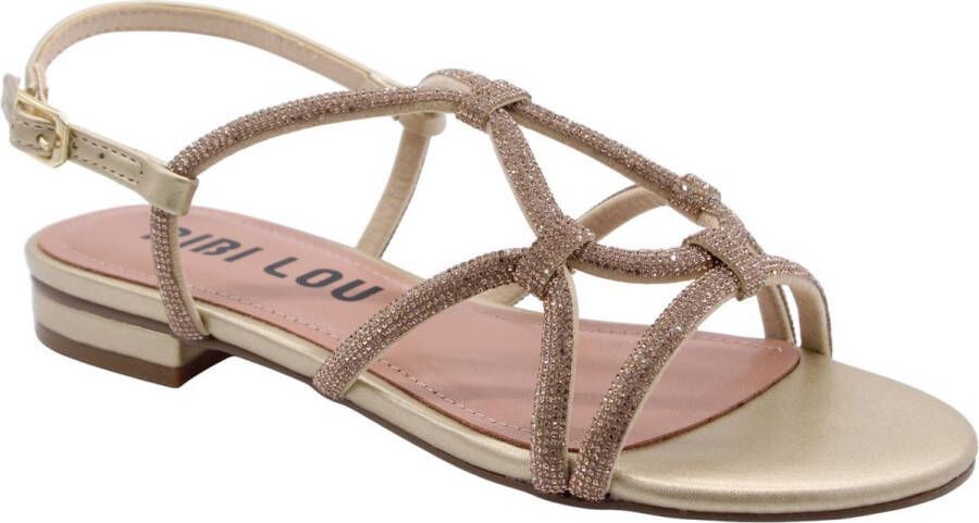 BiBi Lou Dames Sandalen Liv Sandal Gold Goud
