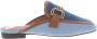 BiBi Lou Dames Slippers 580z67vk Multicolor Jeansblauw - Thumbnail 1
